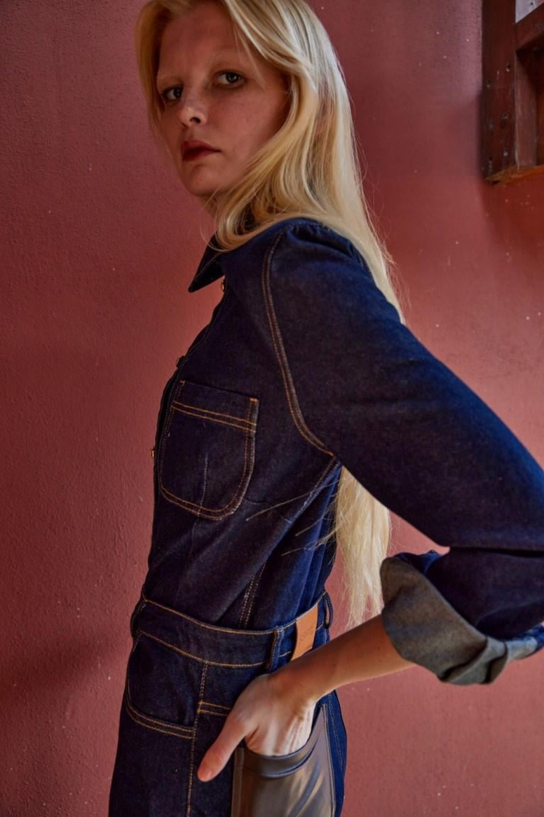 The Feminine Denim Shirt by Sorbé on curated-crowd.com