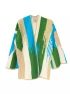 Jade Jacket Green / Beige by Jessica K on curated-crowd.com