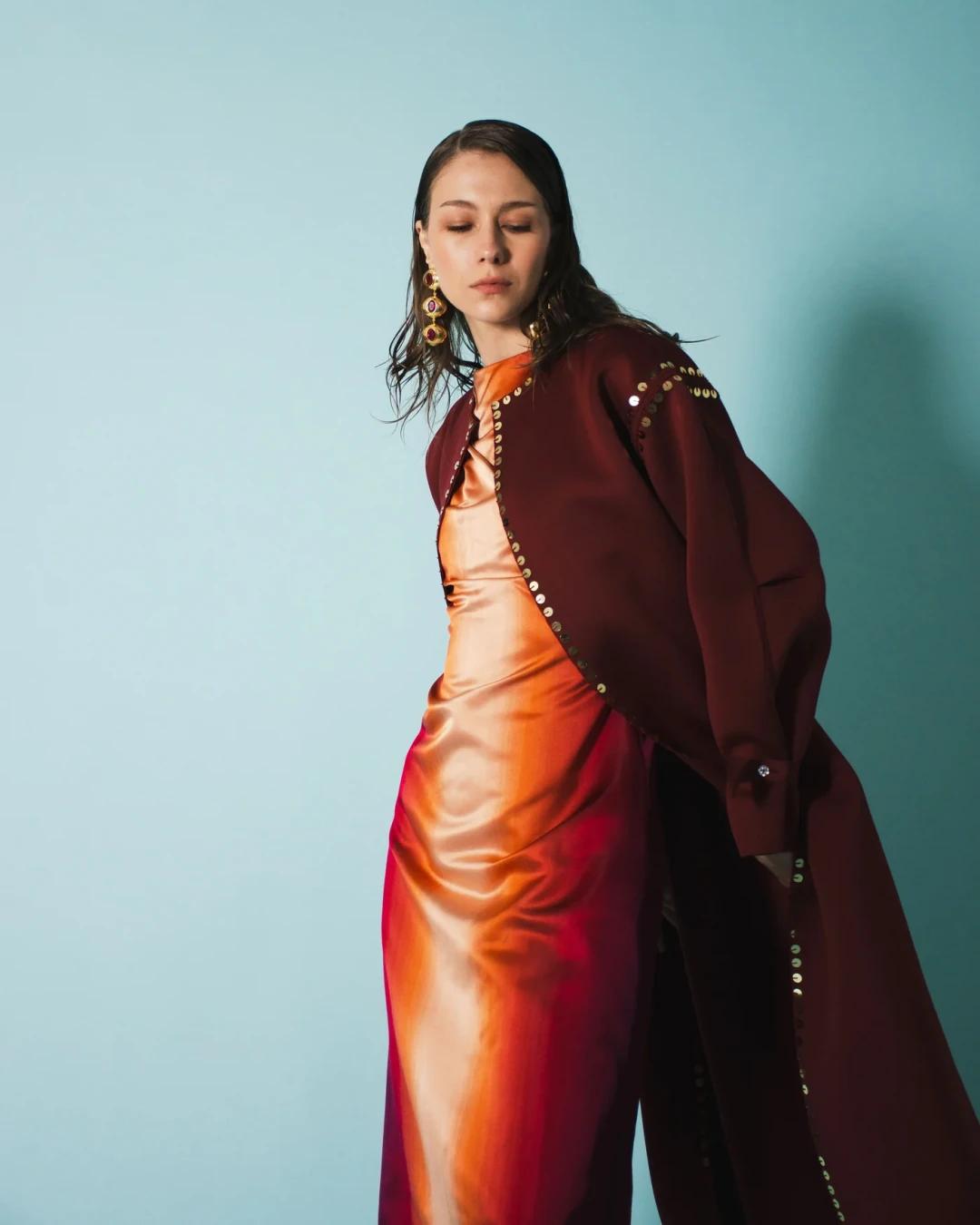 Lumis Jacket Bordeaux by Jessica K on curated-crowd.com