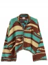 Kiona Jacket Brown/Aqua by Jessica K on curated-crowd.com