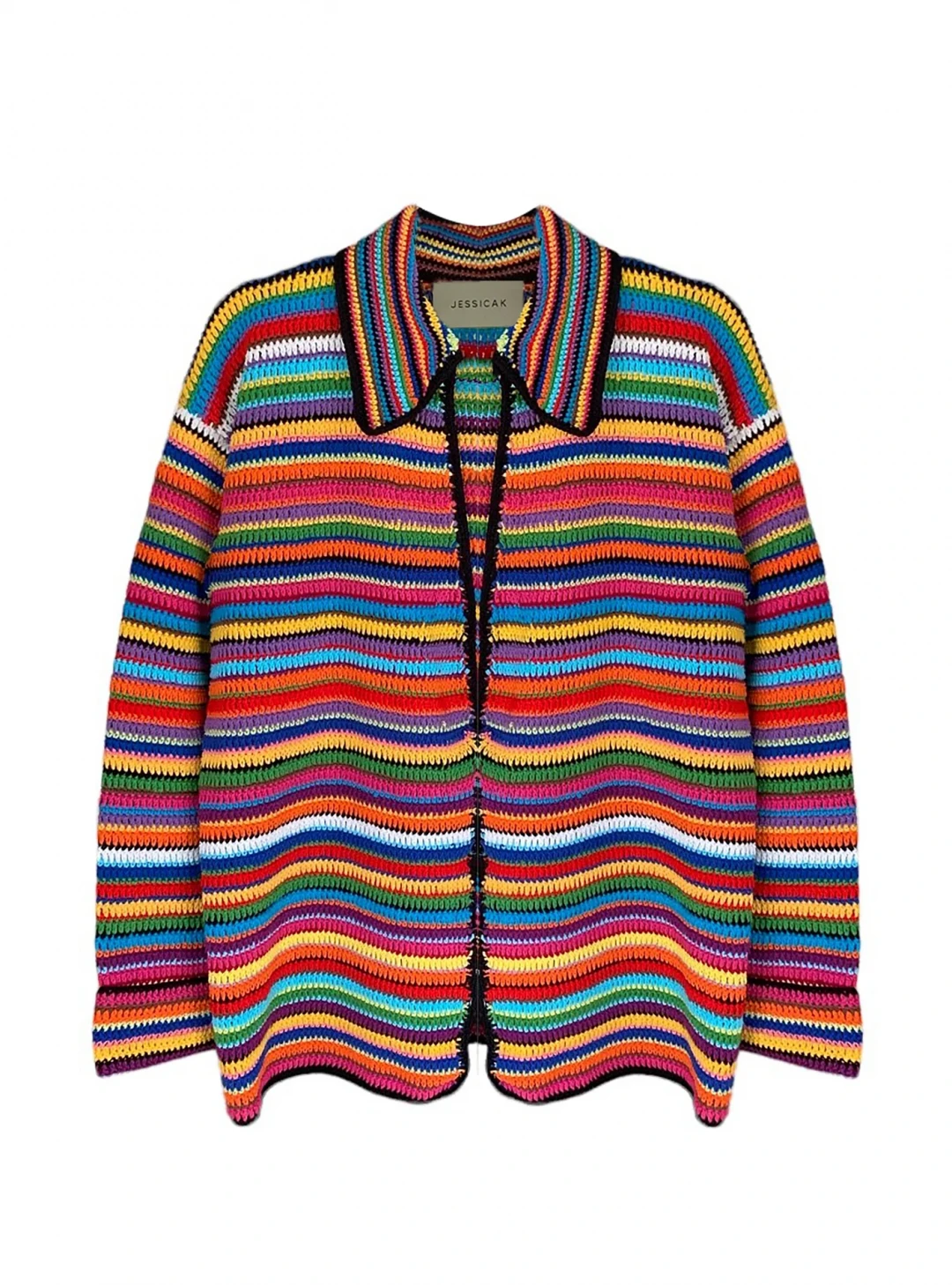 Jackson Jacket Multicolor by Jessica K on curated-crowd.com