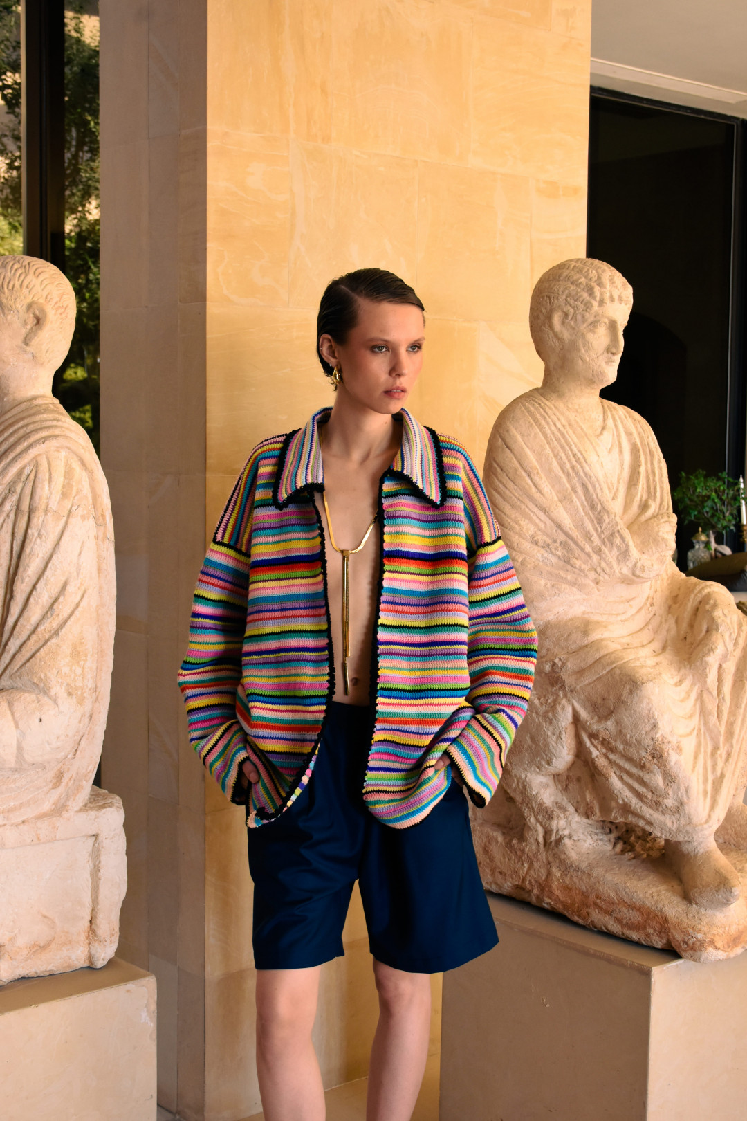 Jackson Jacket Multicolor by Jessica K on curated-crowd.com