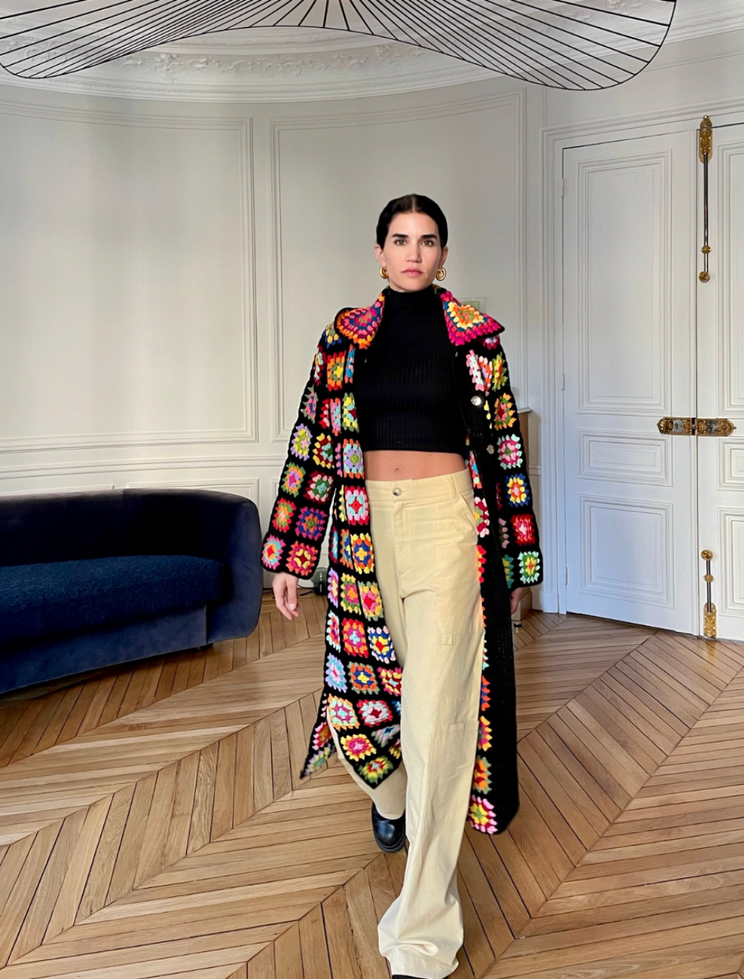 Isabella Pastel Long Jacket by Jessica K on curated-crowd.com