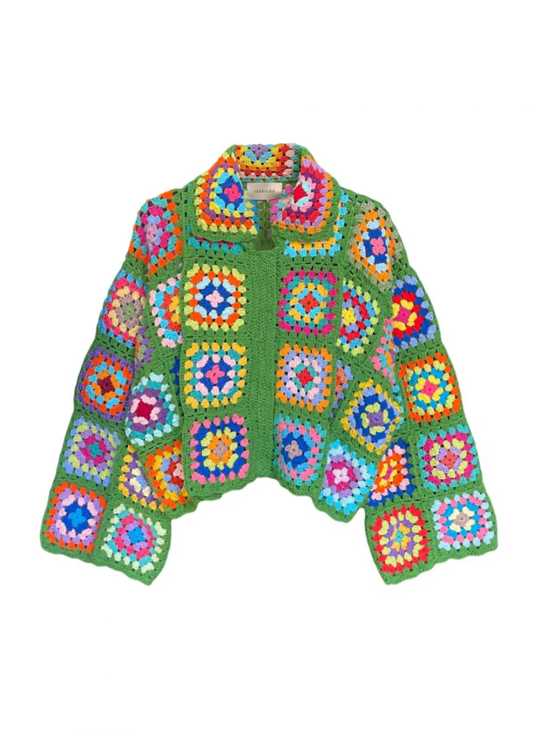 Isabella Short Jacket Green by Jessica K on curated-crowd.com