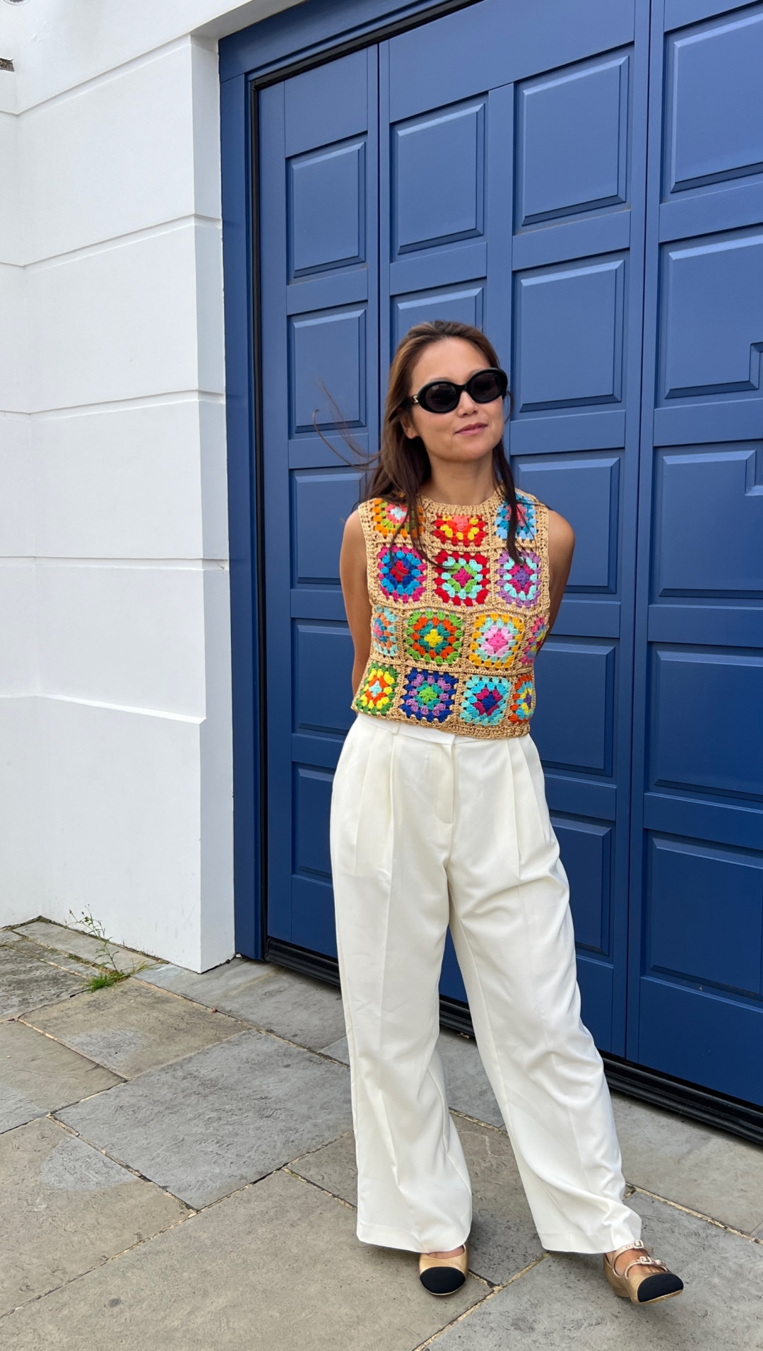 Saray Knit Gilet Gold by Jessica K on curated-crowd.com