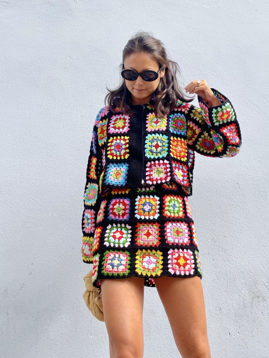 Saray Knit Skirt Fluo by Jessica K on curated-crowd.com