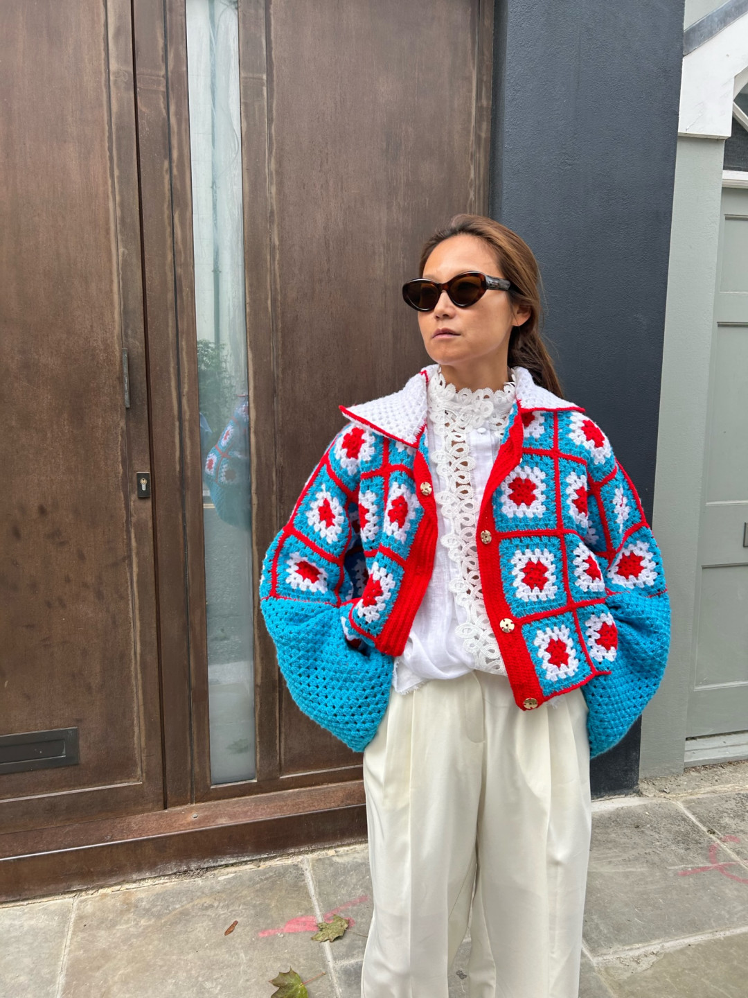Anya Jacket Blue by Jessica K on curated-crowd.com