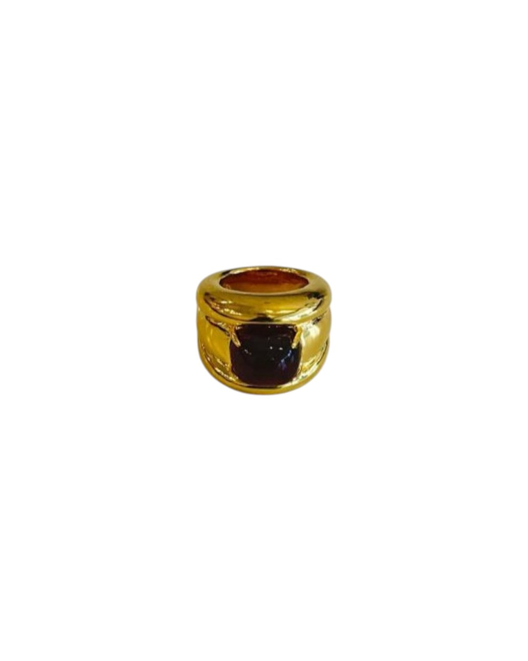 Sugarloaf Cabochon Garnet Set Octavia Ring by Tay Jewellery on curated-crowd.com
