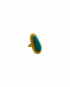 Turquoise Set Beaded Nazreen Ring by Tay Jewellery on curated-crowd.com