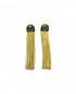 Kyanite Set Chain Tassel Eardrops by Tay Jewellery on curated-crowd.com