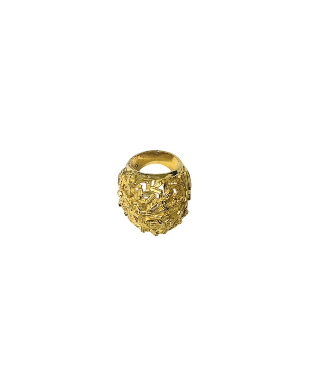 Abstract Stick Ring Gold by Tay Jewellery on curated-crowd.com