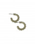 Small Nazreen Ear Hoop Earrings by Tay Jewellery on curated-crowd.com