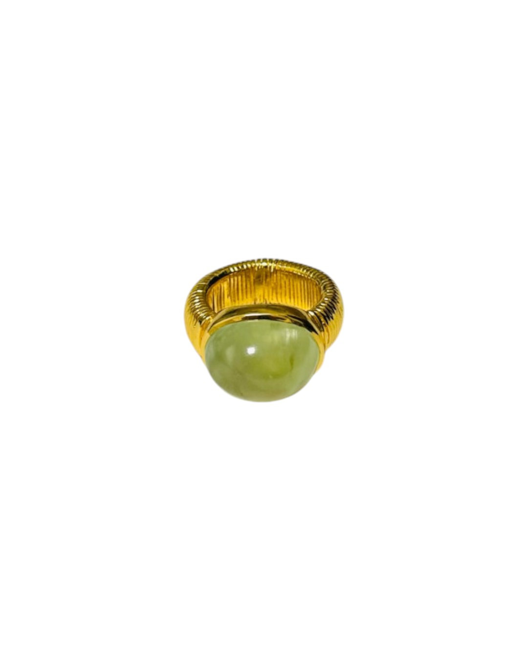Wirewrap Ring Green Stone by Tay Jewellery on curated-crowd.com