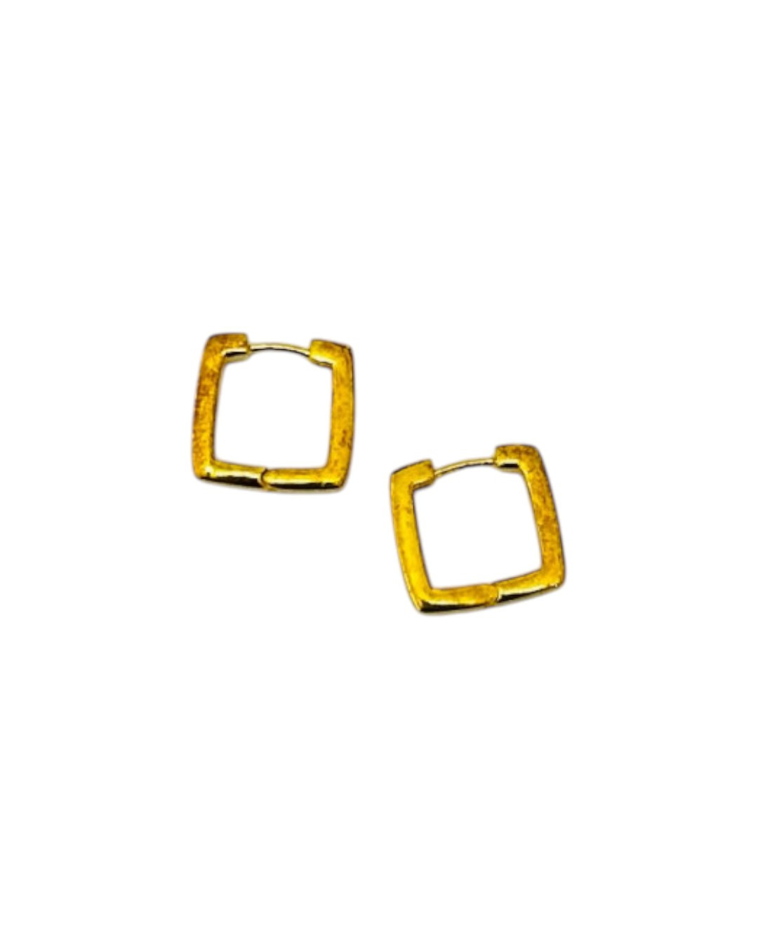 Square Hinged Ear Hoops Earring by Tay Jewellery on curated-crowd.com