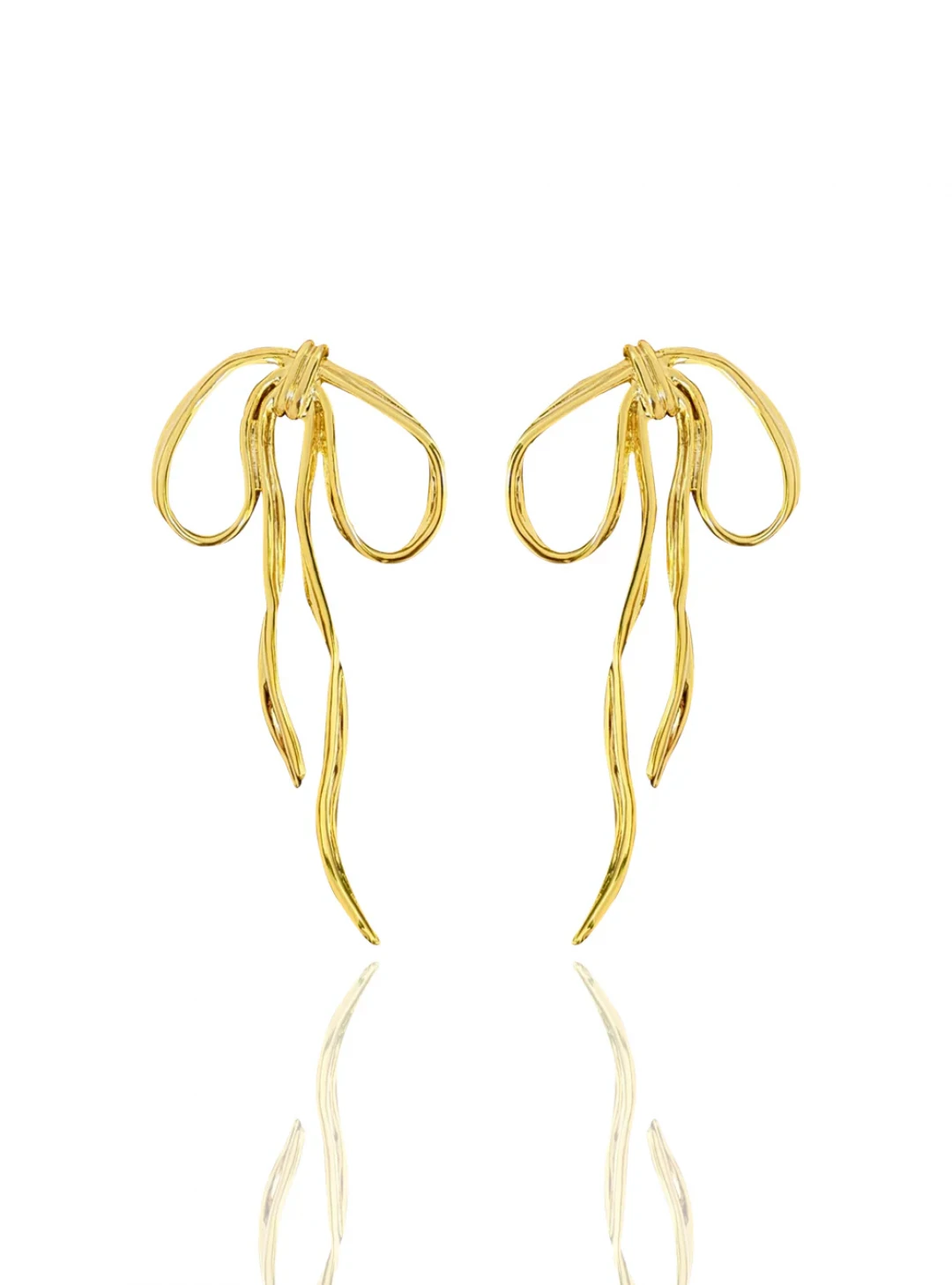 Julie Earrings Gold by Jessica K on curated-crowd.com
