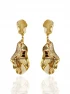 Ursula Earrings Gold by Jessica K on curated-crowd.com
