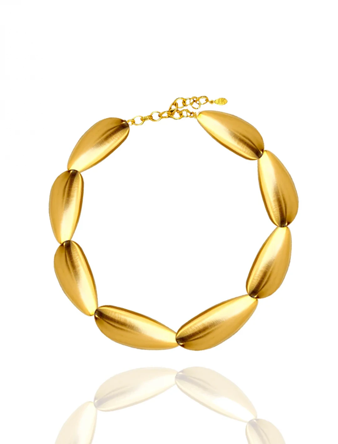 Oyster Necklace Gold by Jessica K on curated-crowd.com