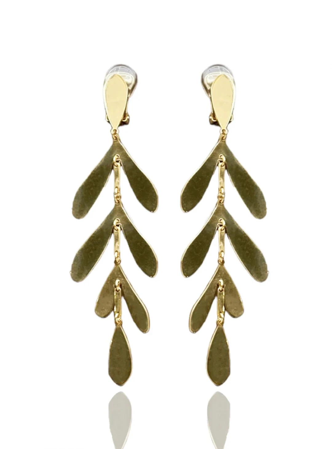 Muse Earrings Gold by Jessica K on curated-crowd.com