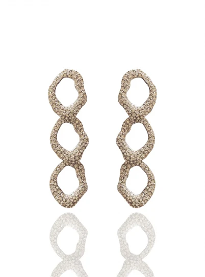 Nala Earrings Silver by Jessica K on curated-crowd.com
