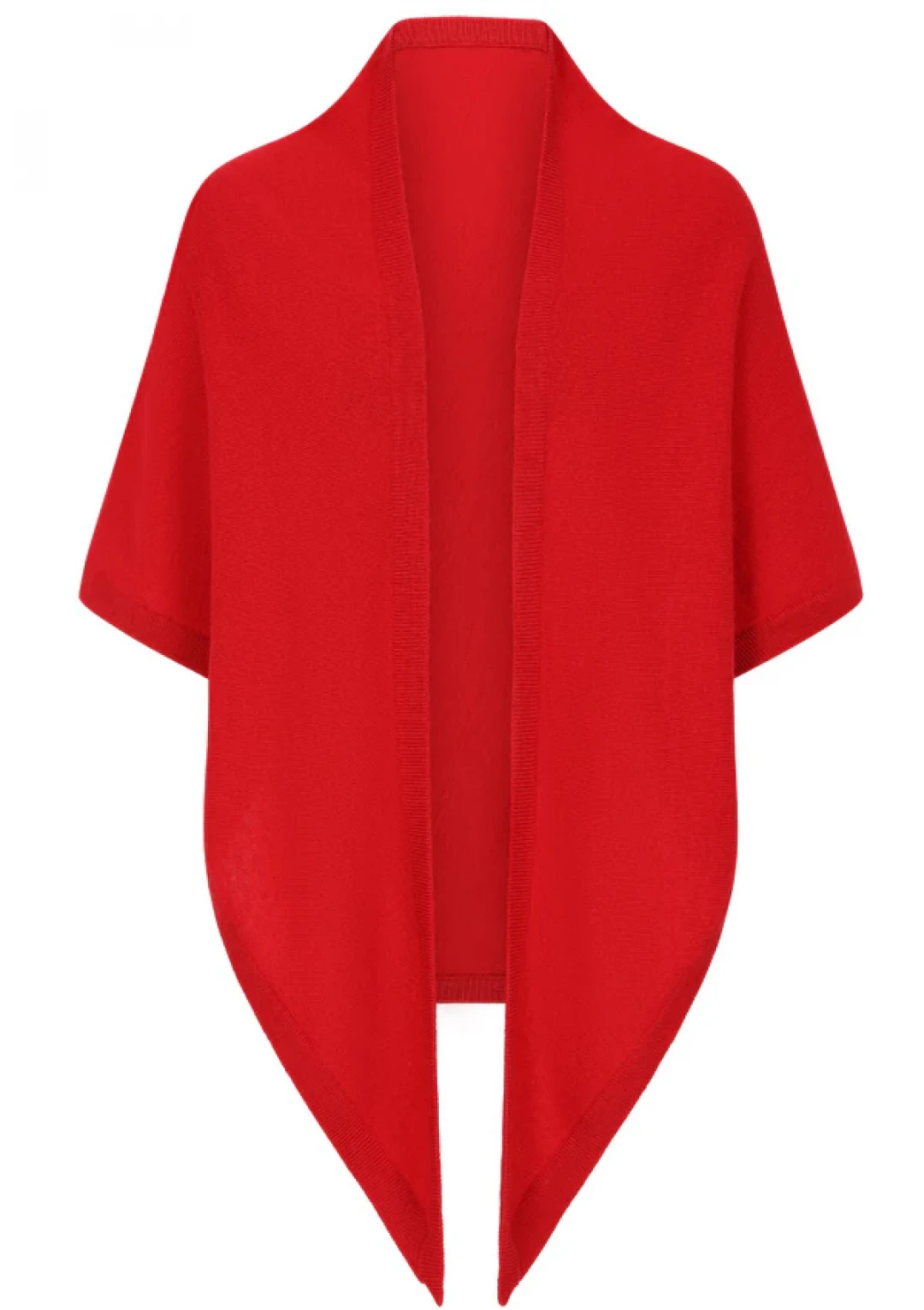 Cashmere Triangle Scarf in Post Box Red by LOOP Cashmere on curated-crowd.com