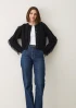 Fringe Cable Jacket by LOOP Cashmere on curated-crowd.com