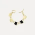 Camille Duo Bracelet in Mother of Pearl and Black by BOULO on curated-crowd.com