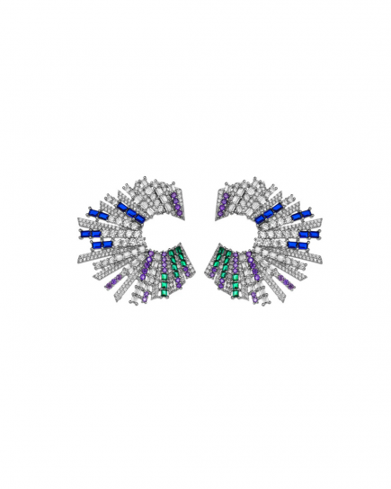 Starstrucks Multi-Colour Earrings by Talita on curated-crowd.com