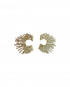 Starstruck Earrings Gold and White by Talita London on curated-crowd.com