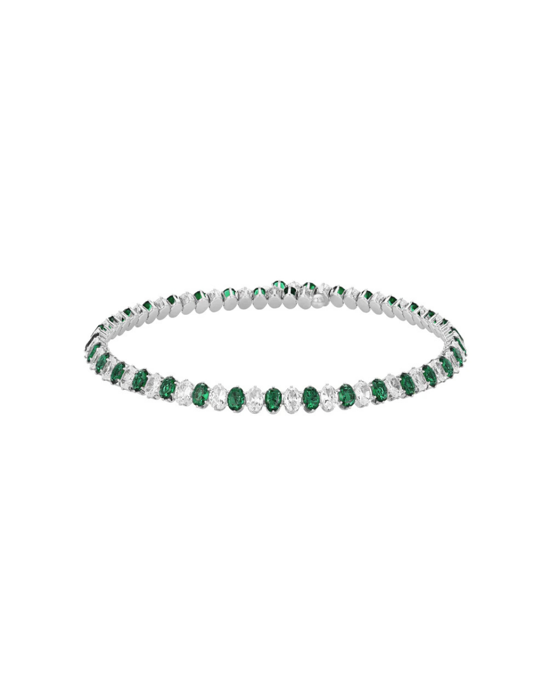 Esoteric Choker Emerald and White by Talita London on curated-crowd.com