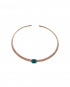 Midnight Choker Yellow Gold and White by Talita London on curated-crowd.com