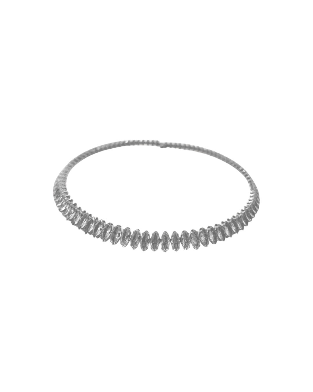 Resurrection Choker Silver by Talita London on curated-crowd.com