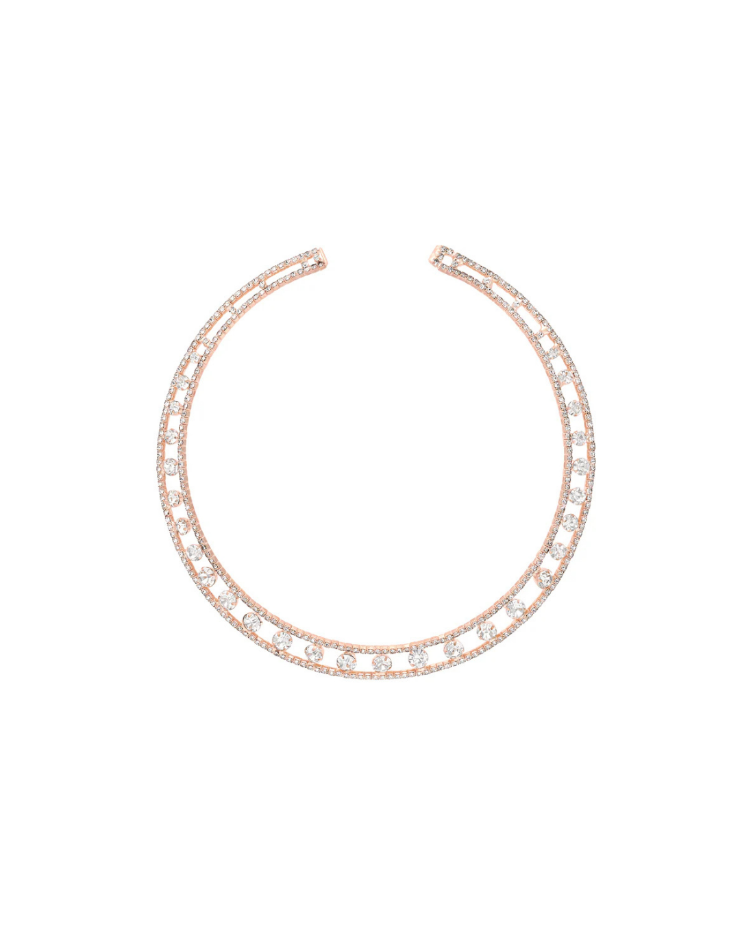 Legacy Choker Rose Gold and White by Talita London on curated-crowd.com