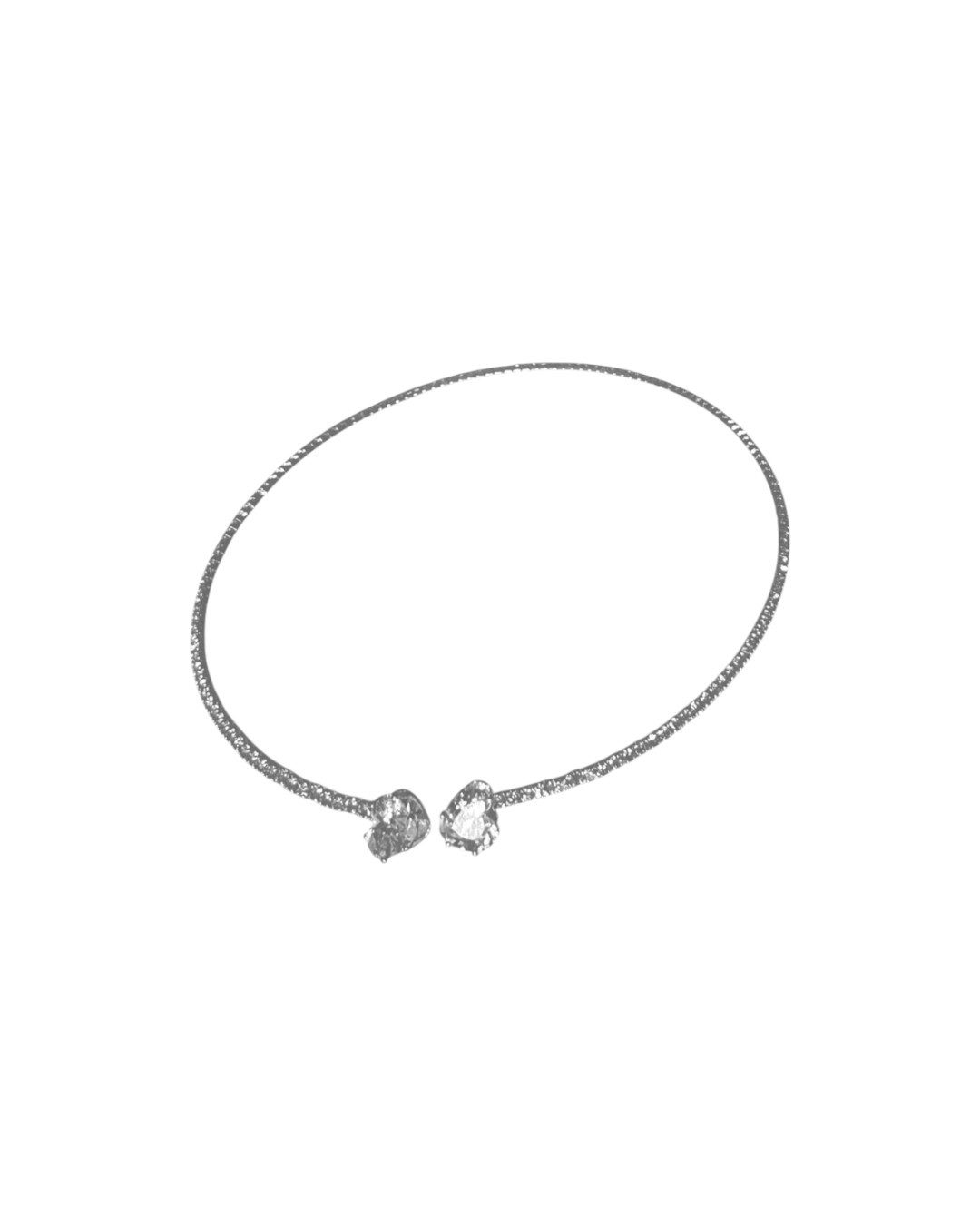 Twilight Silver Choker by Talita London on curated-crowd.com