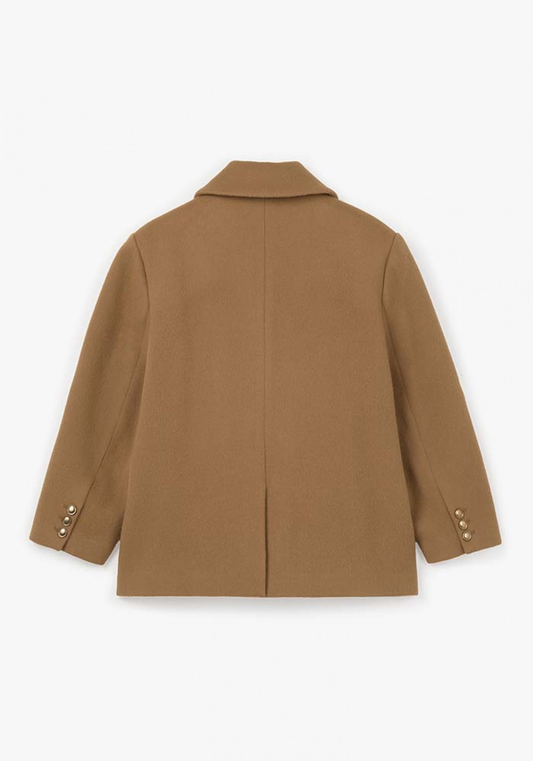 Jude Alpaca Wool Peacoat by FAYRI on curated-crowd.com