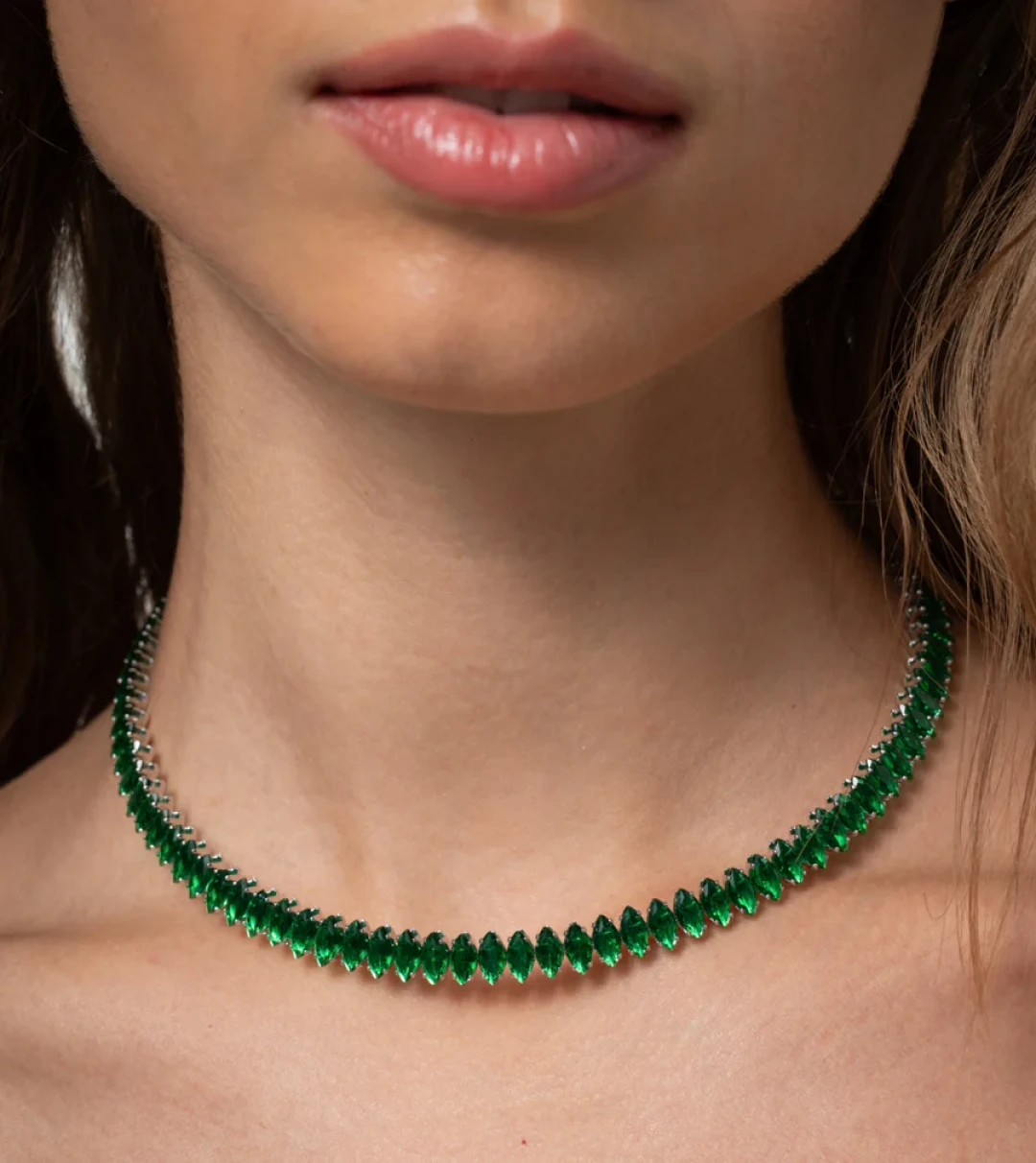 Resurrection Green Choker by Talita London on curated-crowd.com
