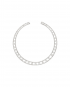Legacy Choker Silver and White by Talita London on curated-crowd.com