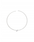Resurrection Choker Silver and White by Talita London on curated-crowd.com