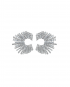 Starstruck Earrings Silver and White by Talita London on curated-crowd.com