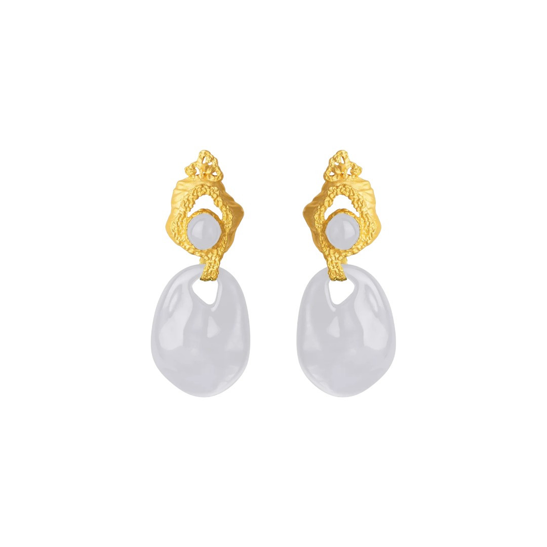 Interchangeable Gravel Earrings by Jude Benhalim on curated-crowd.com