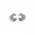 Starstruck Earrings Blue and White by Talita London on curated-crowd.com