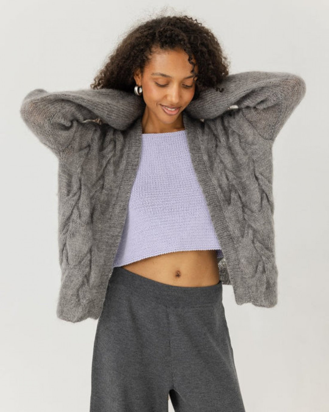 Twisted Erik Cardigan by The Knotty Ones on curated-crowd.com