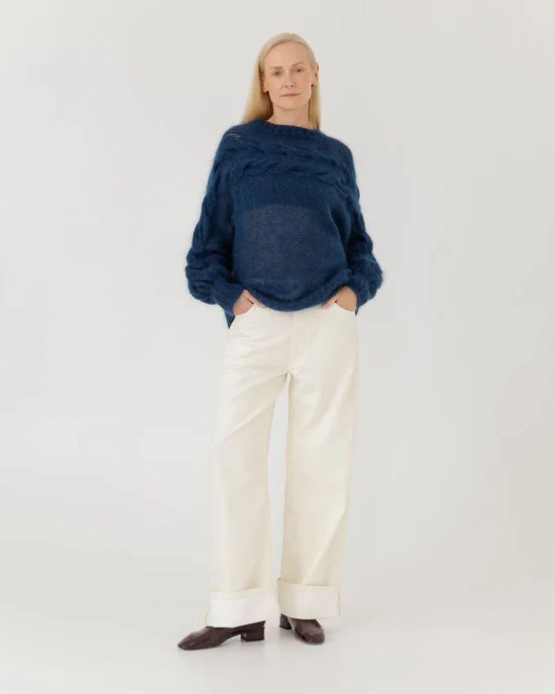 Jūra Silk Mohair Sweater by The Knotty Ones on curated-crowd.com