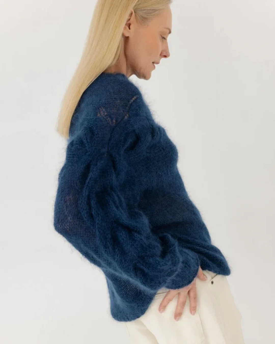 Jūra Silk Mohair Sweater by The Knotty Ones on curated-crowd.com