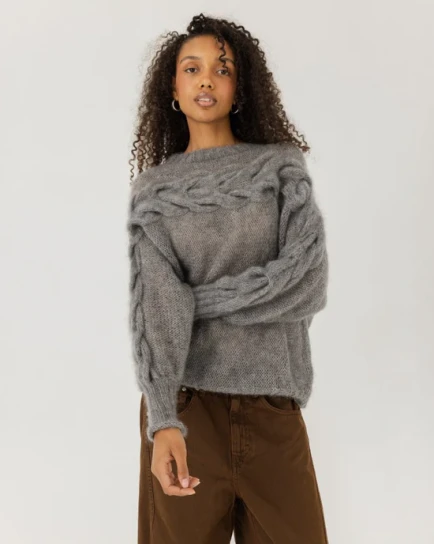 Jūra Silk Mohair Sweater by The Knotty Ones on curated-crowd.com