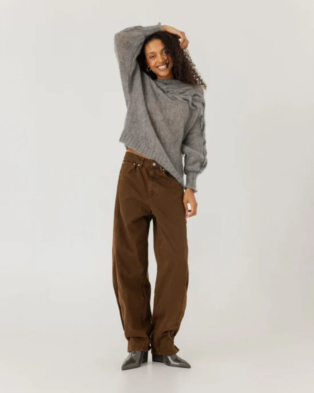 Jūra Silk Mohair Sweater by The Knotty Ones on curated-crowd.com