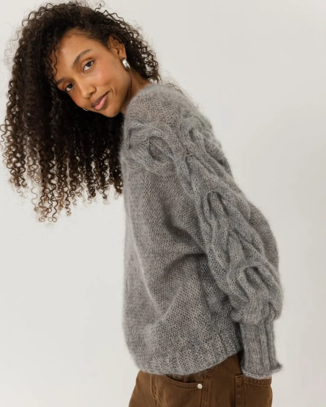 Jūra Silk Mohair Sweater by The Knotty Ones on curated-crowd.com