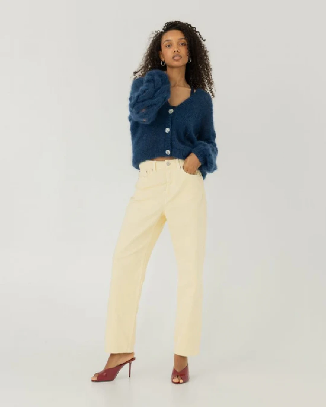 Pagunda Silk & Mohair Cardigan by The Knotty Ones on curated-crowd.com