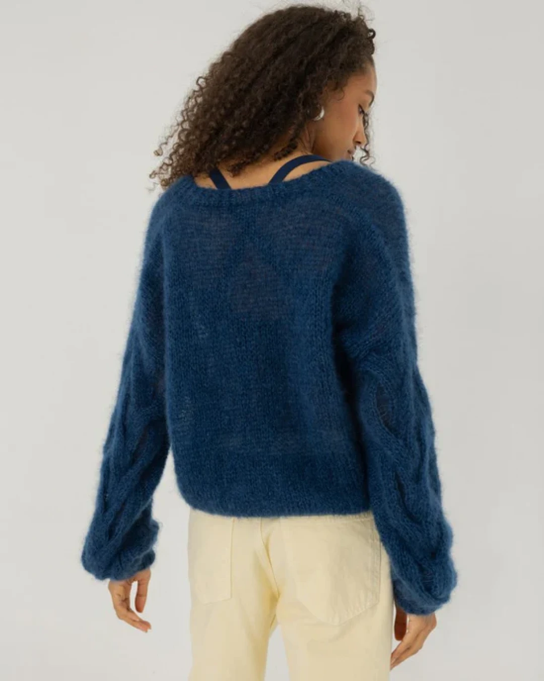 Pagunda Silk & Mohair Cardigan by The Knotty Ones on curated-crowd.com