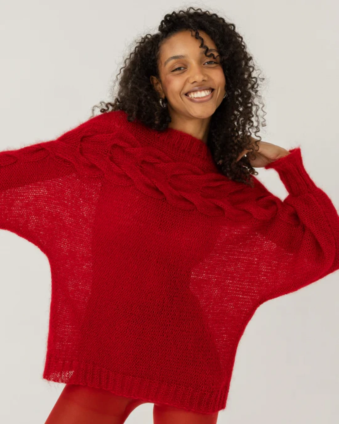 Jūra Handmade Silk & Mohair Sweater by The Knotty Ones on curated-crowd.com