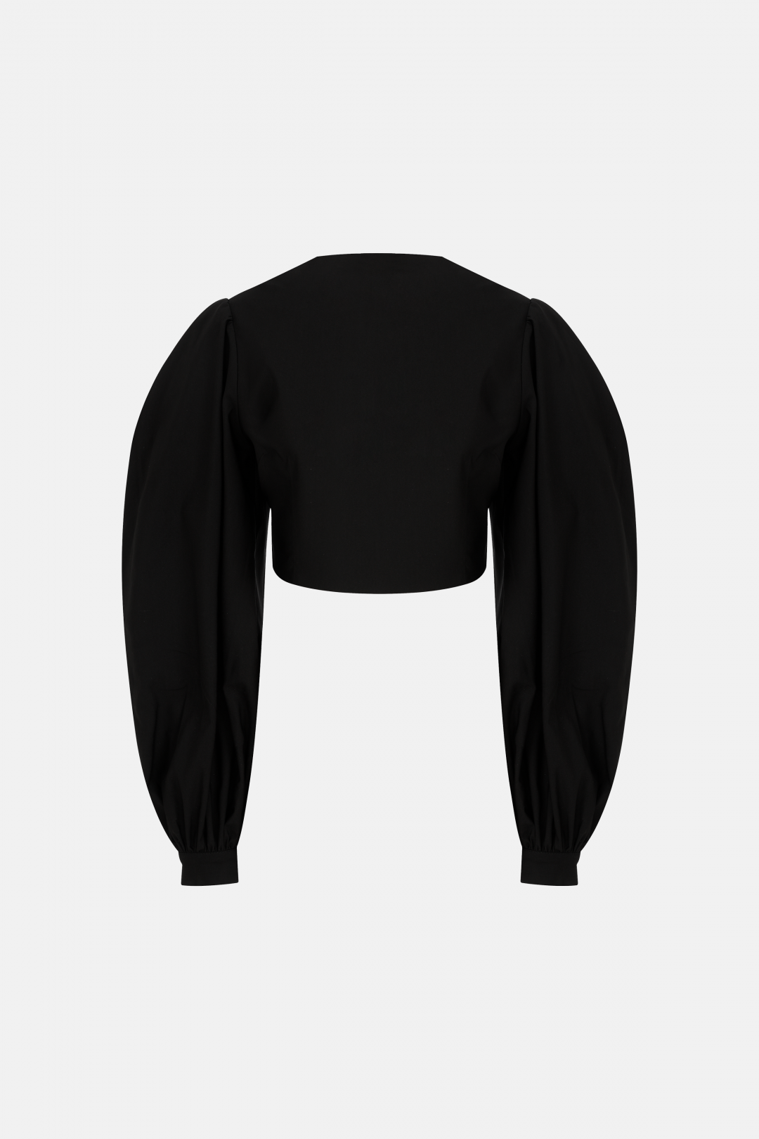 KIKI BALOON SHIRT / BLACK by NAIA on curated-crowd.com